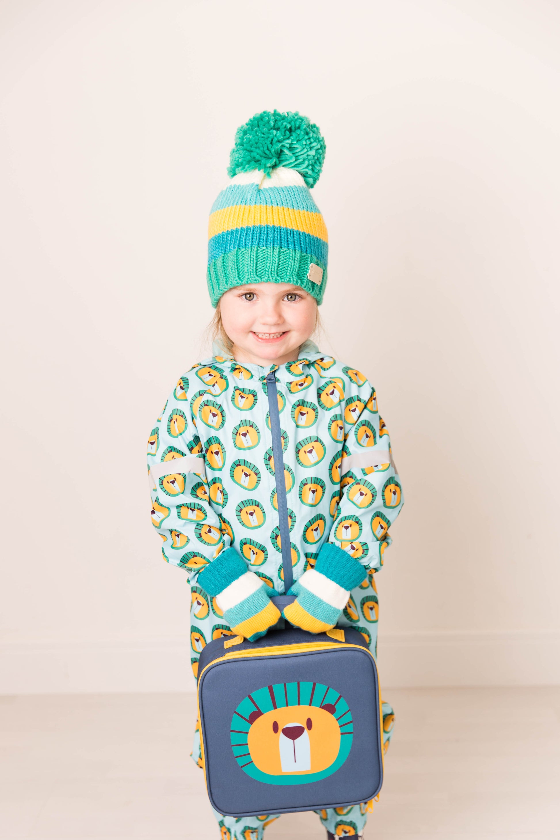 Green & Mustard Mittens Blade & Rose UK