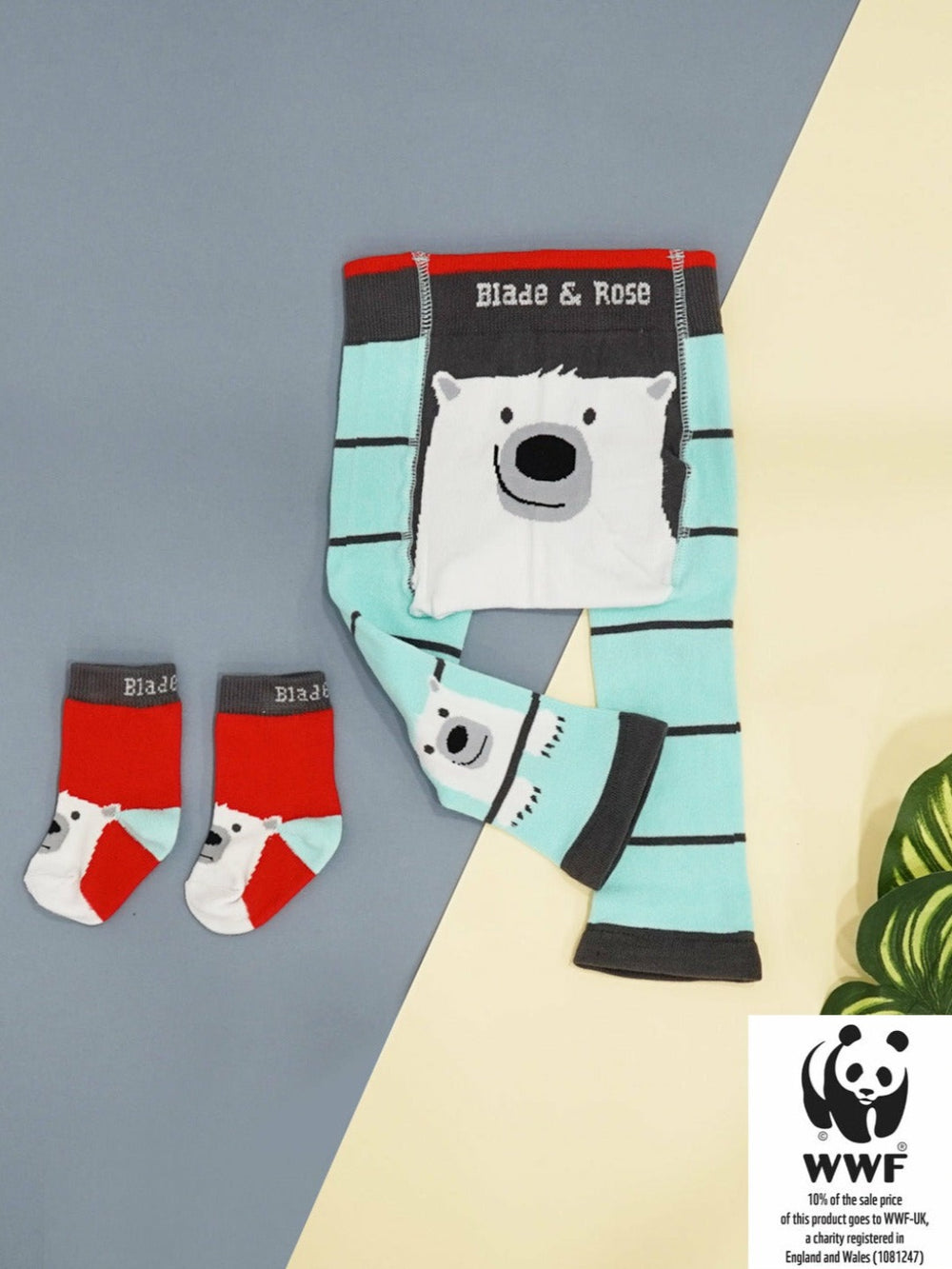 Organic WWF Polar Bear Socks Outlet